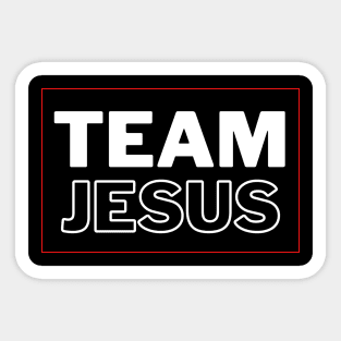 Team Jesus | Christian Typography Sticker